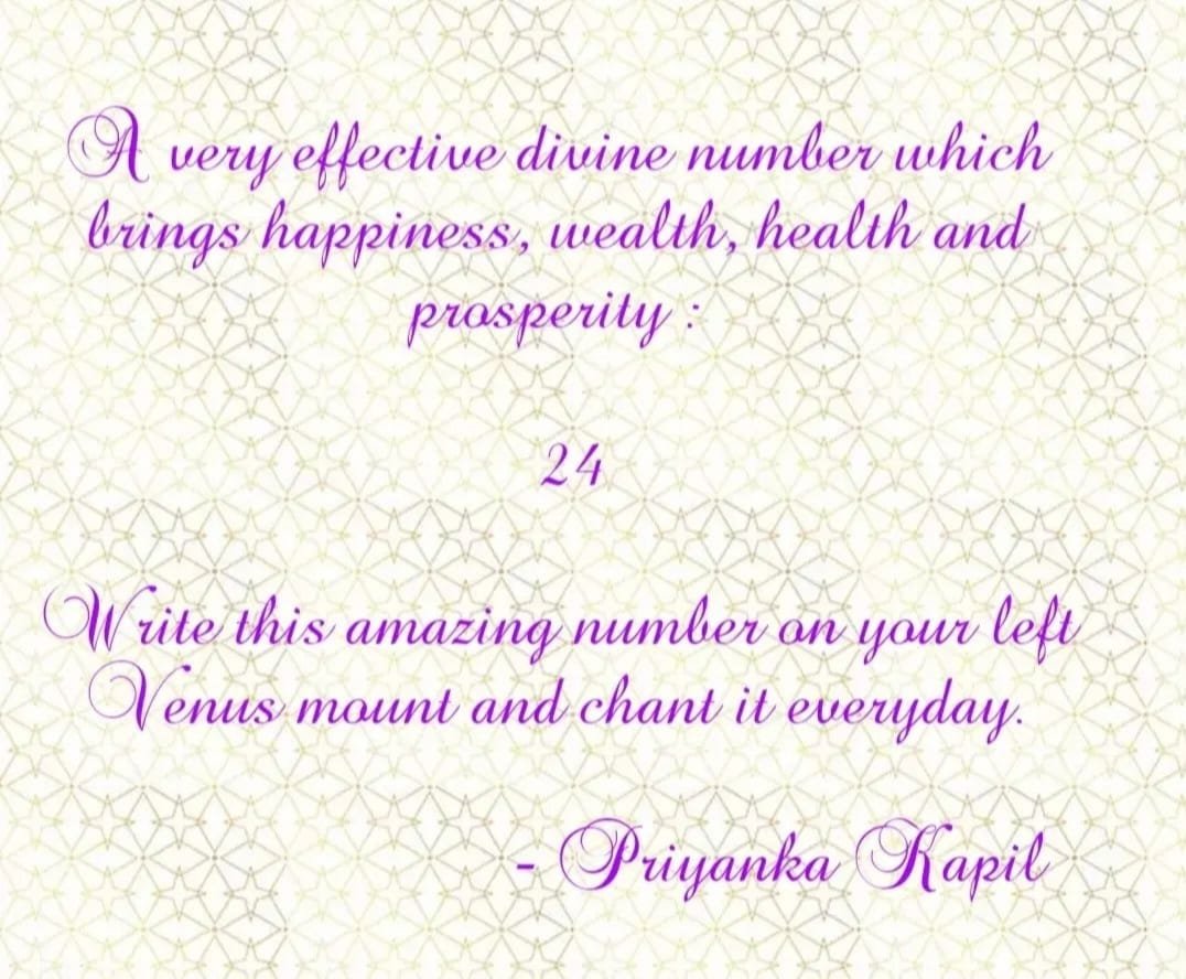 Significance of Divine Number 24!